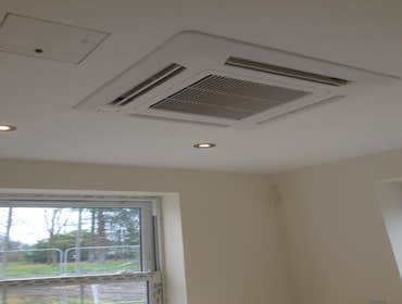 ceiling AC system intsallation