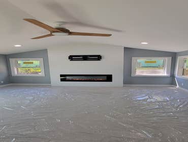 Added a Master Suite Addition with fireplace - After Photo