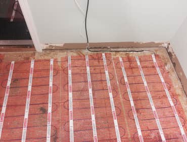 warm up radiant heat
