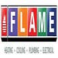 FLAME Heating and Cooling logo