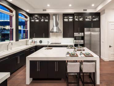 Luxury Urban This urban luxury home features many unique finishes to the downtown Phoenix area. The kitchen boasts finishes such as concrete counters,