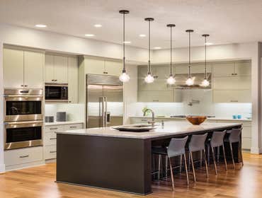 Kitchen Remodeling Manhattan Beach Complete kitchen remodeling with new custom built island, new custom cabinetry, counter top, lights, floors