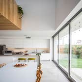 Kitchen with Loft Above