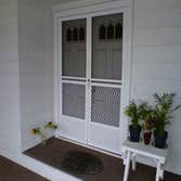 Swinging Screen Doors Traditional swinging doors for single and french doors