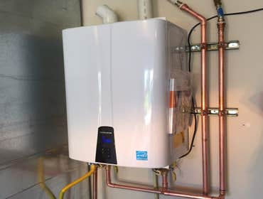 Tankless Water Heater Install Navien NPE-180a