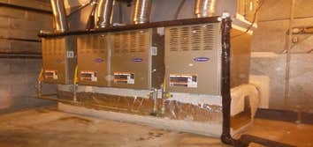 Heating and Air Conditioning Units We install and service Carrier, Maytag, Goodman and Fugi mini split sytems.