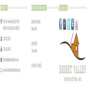 Desert Valley Contracting All of our services are backed by years of hands on experience and dedication to provide 100% customer satisfaction to...