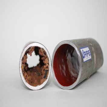 Galvanized before & after