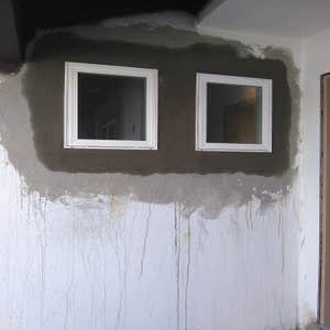 Window patches Sand finish texture match
