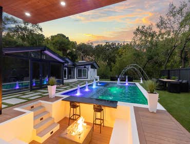 Lafayette project by Vigorous Landscaping Full outdoor living entertainment