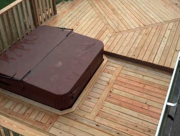 Hot Tub Deck