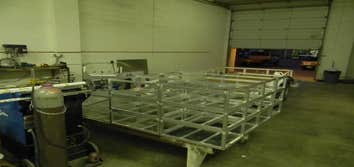 Project photos from Phantom Fabrication LLC High quantity production of Custom aluminum stools