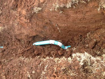 Recipe clay tile sewer line