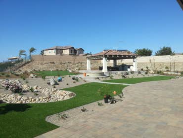 Artificial turf, Pavers,Cabana