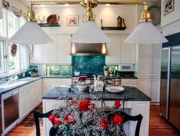 1994: Emerald Ocean Gem Kitchen Much like their friend and neighbors the Goodwins, this two story addition doubled the size of an upstairs bedroom and 