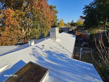 Citrus Heights Re-Roof Remove asphalt and gravel roof and install new TPO roof.