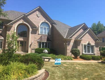 Photos by Homestate Construction LLC #1 Over 1k Roof replaced and paid for by Insurance in the city of Naperville. Call now for your free inspection. 6