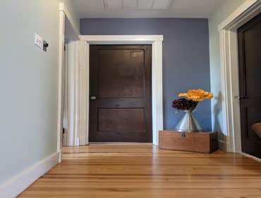 Hallway Repaint with Accent Color by Wescott Painting in Pittsburgh, PA.