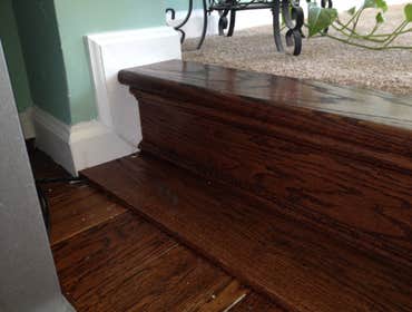 Custom Oak Risers