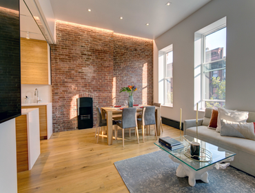 Harlem Renovation This brownstone in Harlem was a full renovation in a landmarked building. The owner wanted to use green materials and so we decided t