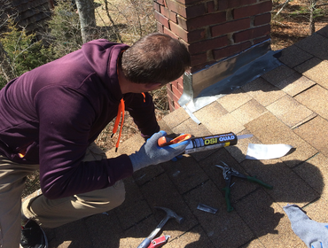Nick Doing a Chimney Repair