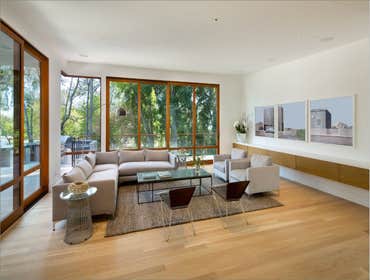 Angelo Originally designed in 1953 by framed mid Century Architect, Gregory Ain, the Feildman House is reborn. This exquisite modern estate offers priv