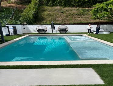 Pool and Turf installation