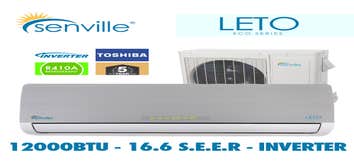 Senville Split Air Conditioners Take alook at our different ductless mini split air conditioner products that can be found in stores near you in Calif