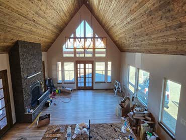 Photos by Wethered Timberworks LLC Dba Wethered Construction #1 Custom Home