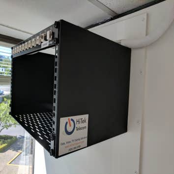 July 2017 10 Port Patch panel and shelf for comcast