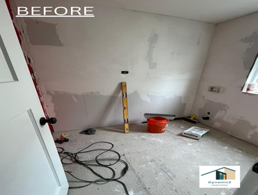 before and after bathroom remodel at Richmond