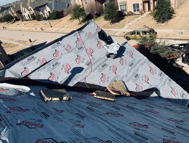 Photos by Icon Roofing & Construction LLC #4 Re-Roof, Gutters, Complete Exterior Paint, All wood deco on front elevation stained, Fence removed and rep