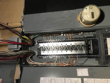 Clean Wiring on Panel