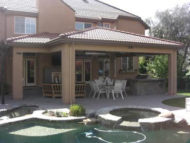 New Project 1 Pleasanton, Ca. Cabana & Pool House. Pool by Riviera Pools Danville, Ca.