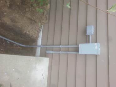 Hot tub install