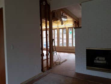 mid-century modern interior remodel