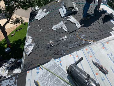 Tamko Heritage Vintage - Centennial, CO Re-roof due to hail damage. Tamko Heritage Vintage shingles. Centennial, CO