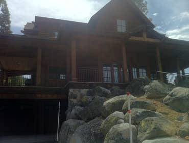 Photo(s) from Bones Painting Inc We striped old stain and applied new stain in Squaw Valley.The deck was old and worn down in Tahoe Donner. We sanded d