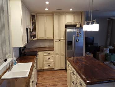 Kitchen Remodel w/Concrete Counter Tops Kitchen Remodel