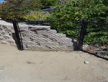 Black Chain Link Fencing