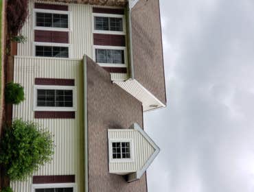Photos by DJS Home Remodeling, LLC #3 Replaced multiple sections of aluminum capping. Replaced multiple pieces of vinyl siding due to lightning strike.