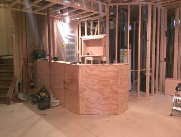 Basement remodel
