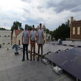 St. Jude Solar project 34 KW grid tied solar project completed on the roof of St Jude Thaddeus School in Havre, Mt. Project was completed with USB gran