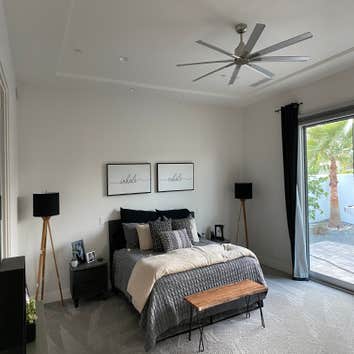 La Jarita Single story family home built in 2018. Home has 3 bedrooms, 2 full bath, 1 half bath, over sized deep garage, large walk in closet, beautifu