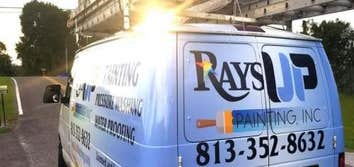 Rays Up Painting