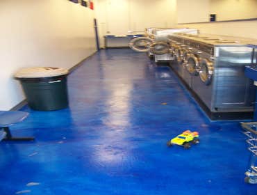 Icoat concrete interior flooring overlay system. Icoat concrete interior flooring overlay system that goes right over existing floor.