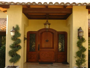 Transformation from a California ranch house to a Tuscan villa