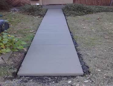 Concrete Home Entrance