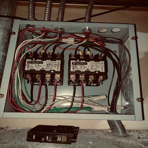 Photos by Happy Hammers Construction #4 Panel split/ sub panel added for additional electric service.