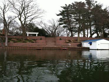 Retaining Wall This project took us one month from start to finish. This wall has roughly 4,000 6"x16" Beveled blocks in it. This wall is located on th
